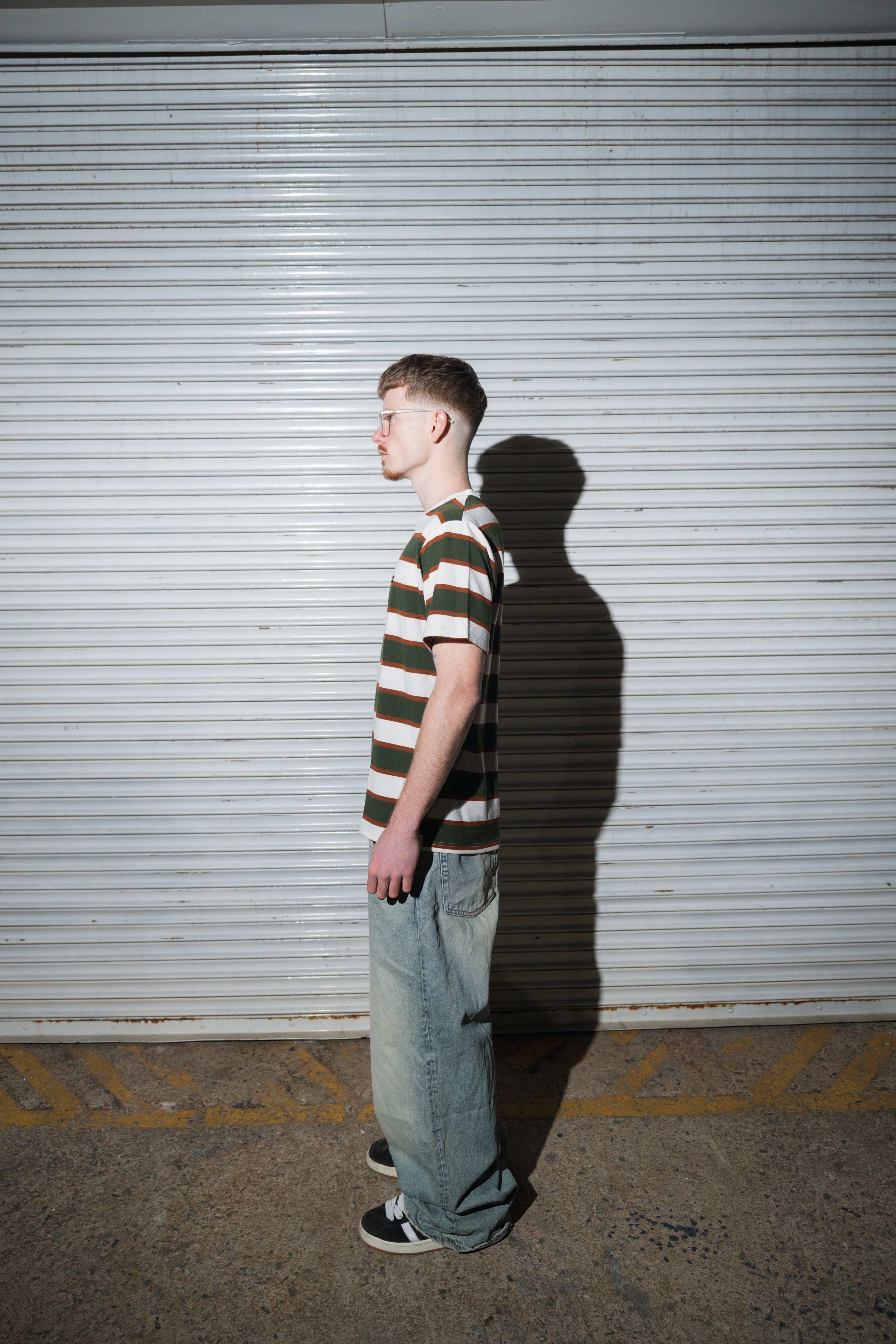 PALACE SKATEBOARDS EMBROIDERED STRIPE TEE