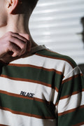 PALACE SKATEBOARDS EMBROIDERED STRIPE TEE