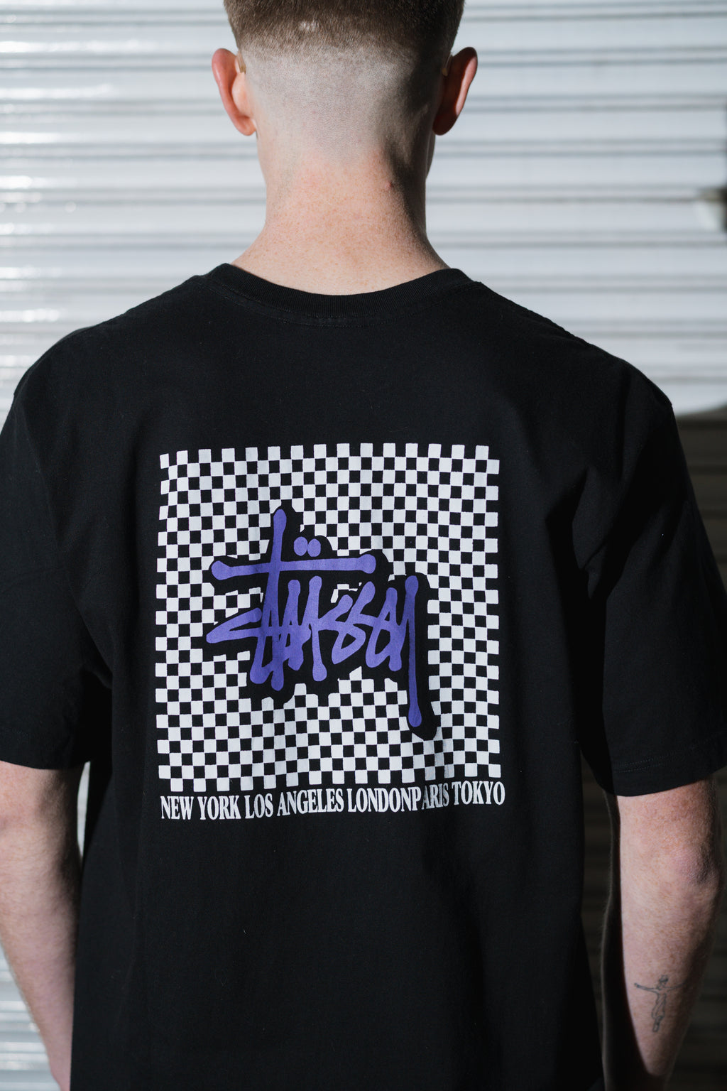 STÜSSY CHECKERS TEE