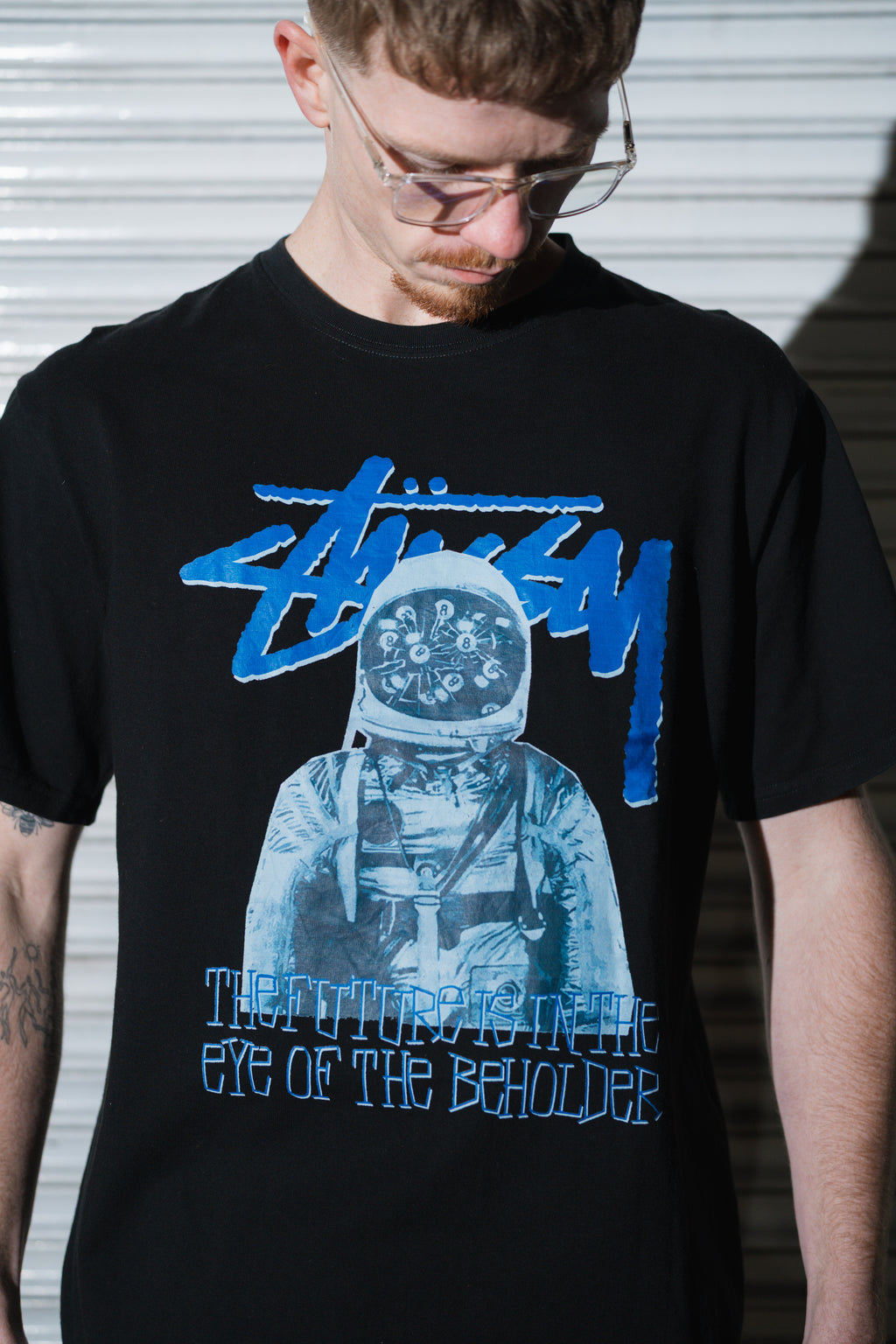 STÜSSY SPACEMAN PIGMENT DYED TEE