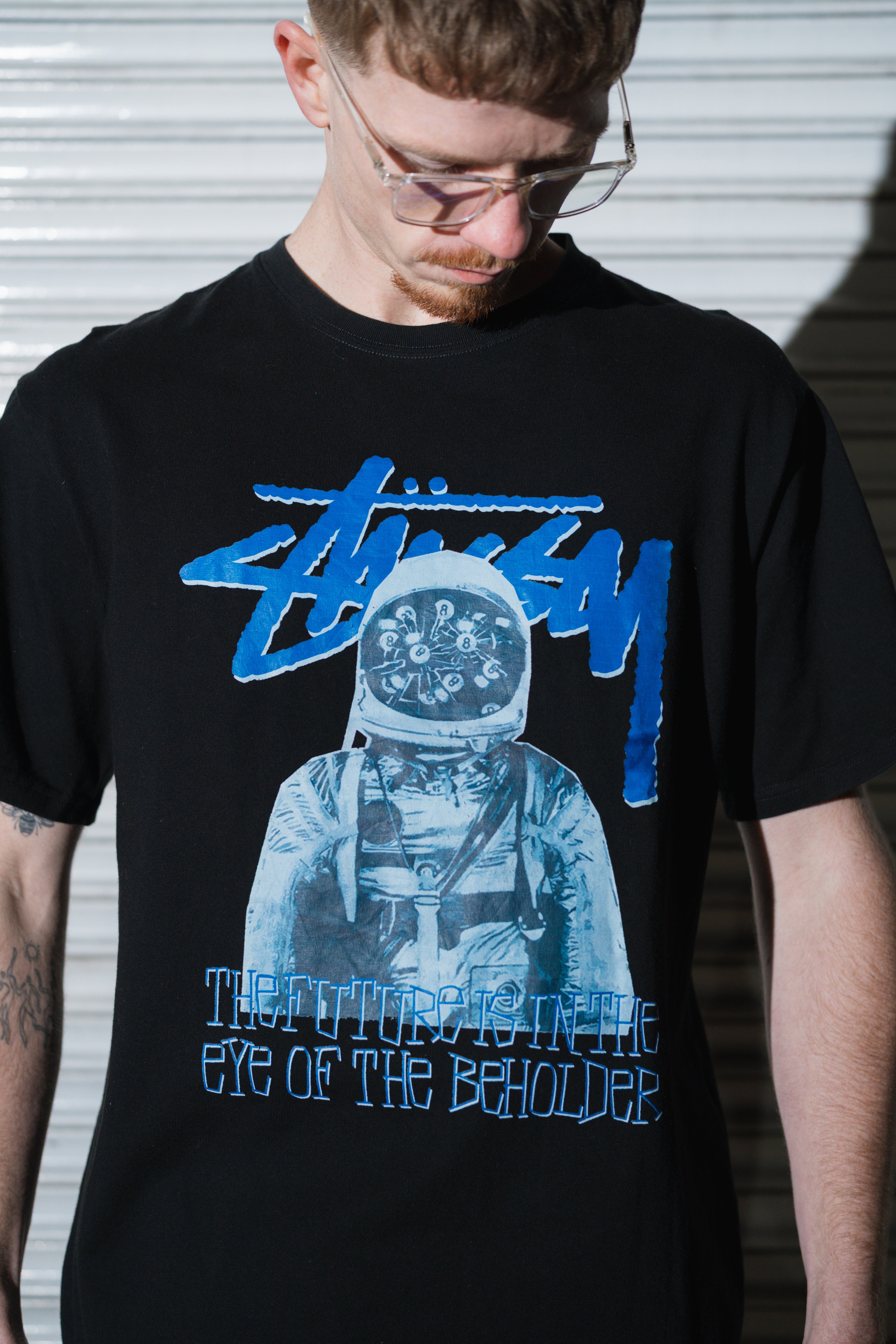 STÜSSY SPACEMAN PIGMENT DYED TEE
