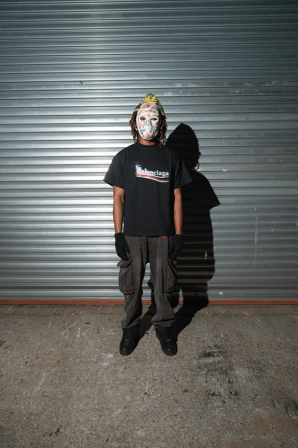 BALENCIAGA POLITICAL STENCIL TEE